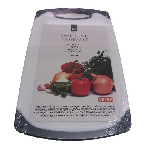 Snijplank kunststof 40x24 cm grijs